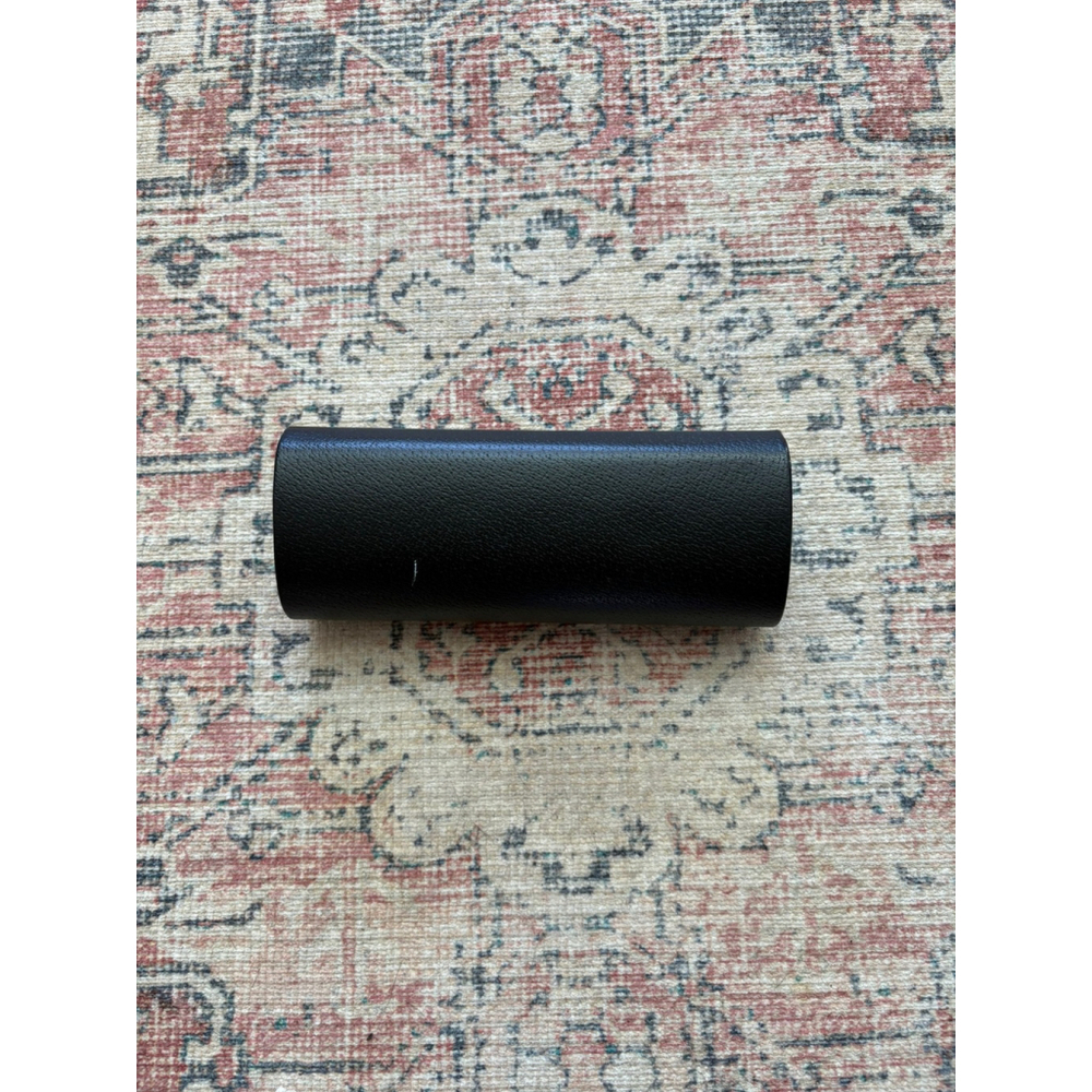 Burberry Sunglasses Case Black Leather Hard Shell - Picture 3 of 3